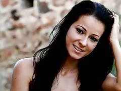 Erotic Melisa Mendiny posing on outdoor HD