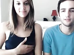 Beautiful camwhore and her bf fucks on cam